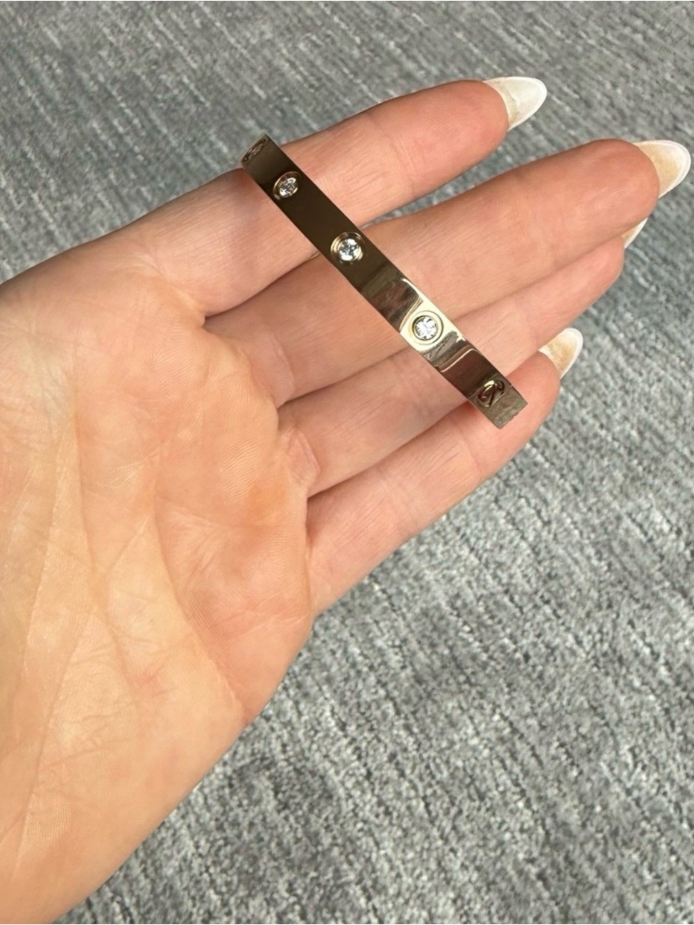 BRACELET, PINK GOLD, DIAMOND